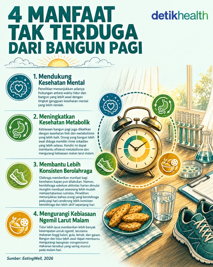 Bangun Pagi Tak Hanya Bikin Produktif, Ini Empat Manfaat bagi Tubuh dan Pikiran