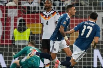 Dimitrios Kourbelis Jadi Man of the Match Jerman vs Yunani, Cetak Gol Bersejarah