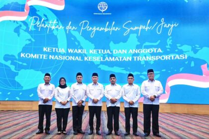 Menhub Dudy Lantik Jajaran KNKT 2026–2030, Ahmad Resmi Jadi Ketua