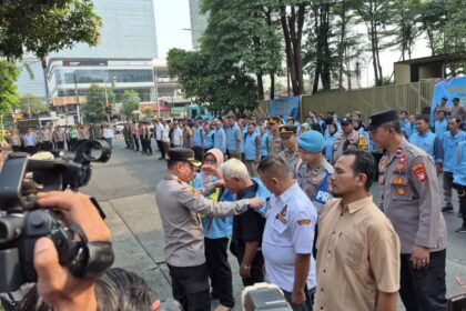 Polri, TNI dan Pemkot Jakpus Gelar Apel Jaga Warga, Perkuat Keamanan hingga Tingkat RT